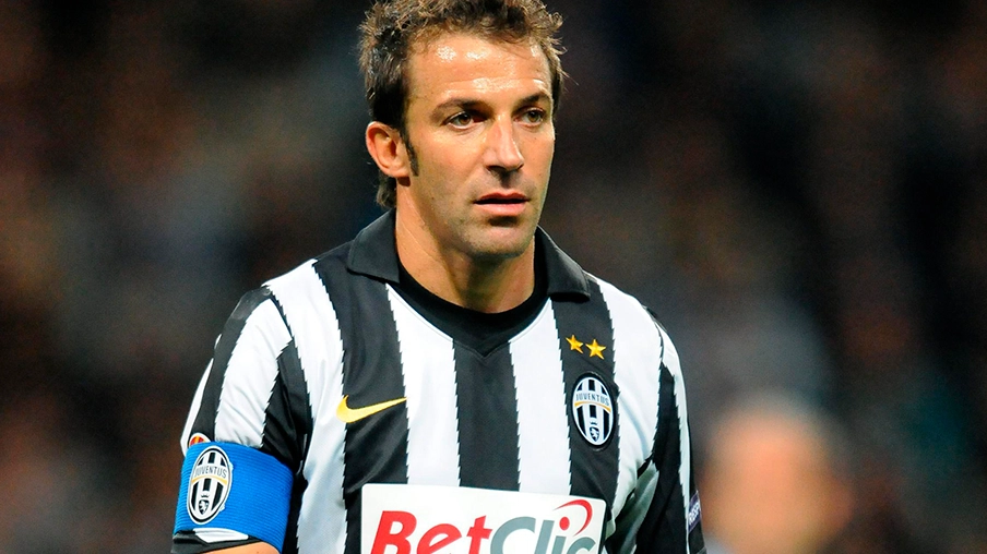 Imagem mostra jogador Alessandro Del Piero