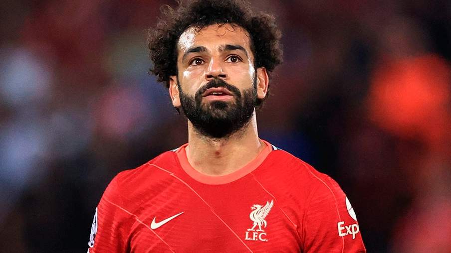 Imagem mostra jogador Mohamed Salah