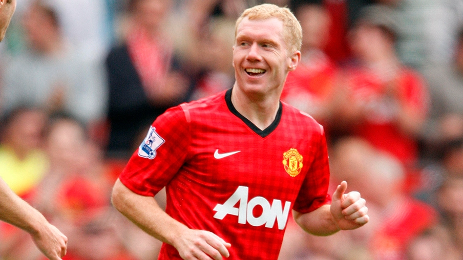 Imagem mostra jogador Paul Scholes