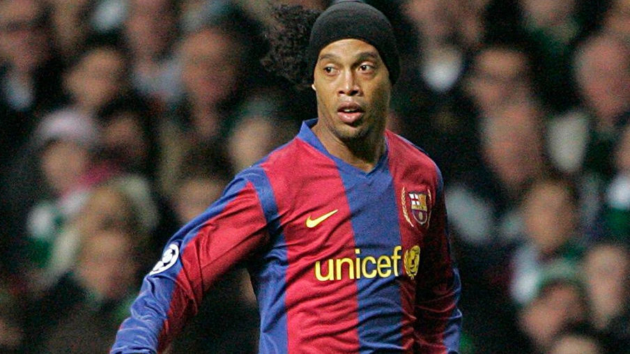 Imagem mostra jogador Ronaldinho Gaúcho