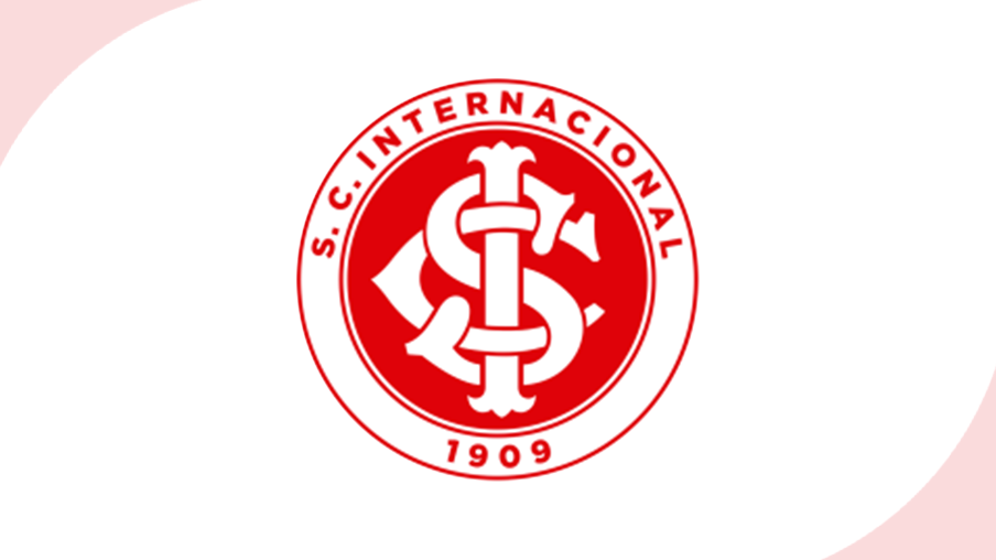 Imagem mostra escudo do Internacional