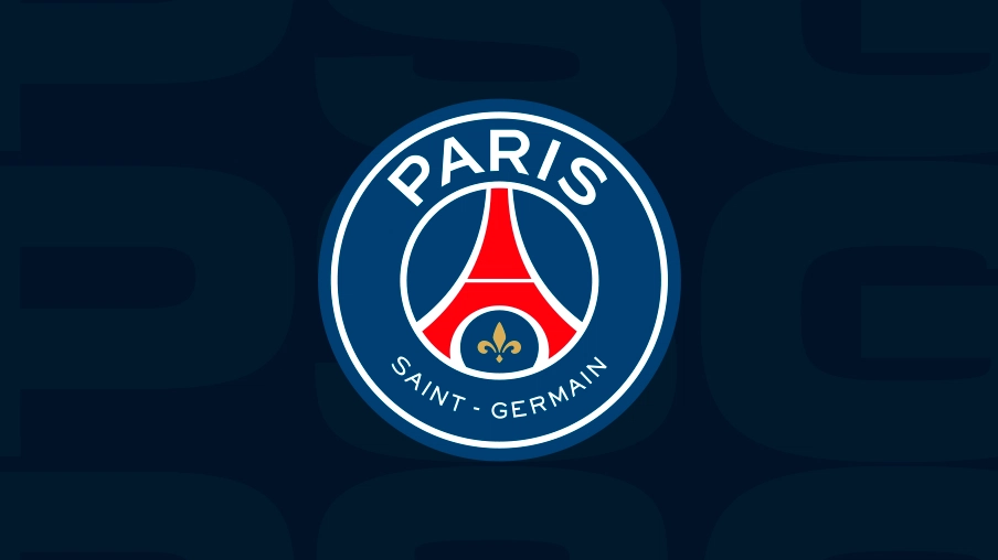 Imagem mostra escudo do PSG