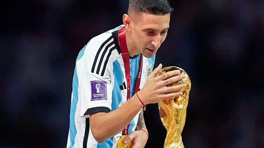 Imagem mostra o jogador Angel Di Maria