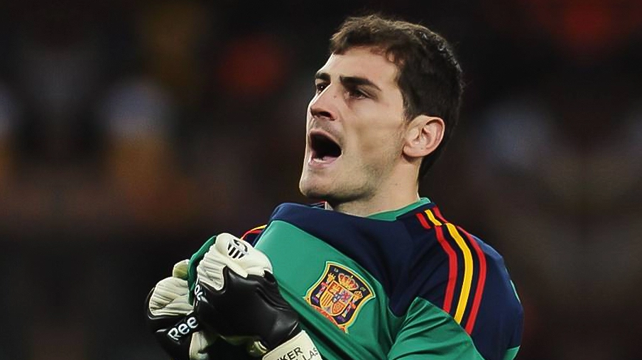 Imagem mostra jogador Iker Casillas