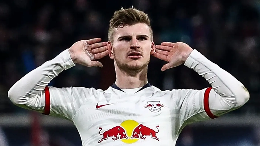 Imagem mostra o jogador Timo Werner