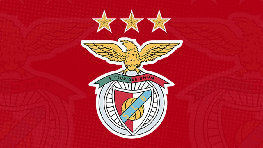 Imagem mostra escudo do Benfica