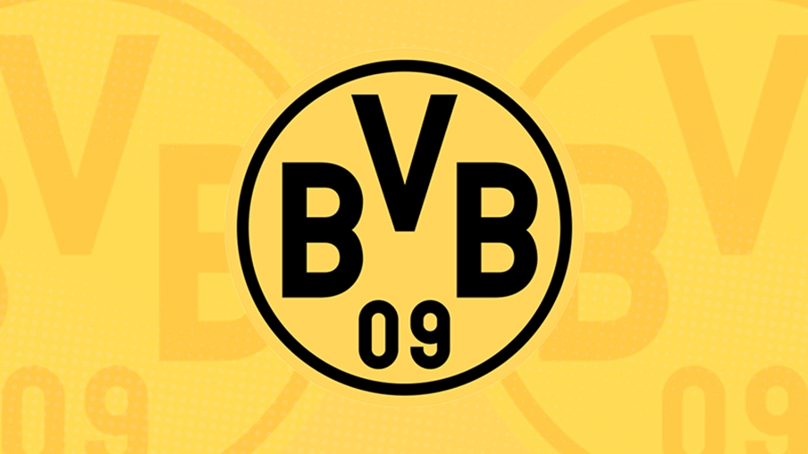 Imagem mostra escudo do Borussia Dortmund