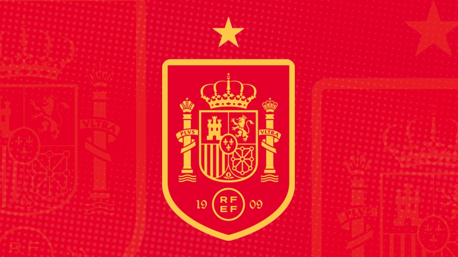 Imagem mostra escudo da Espanha