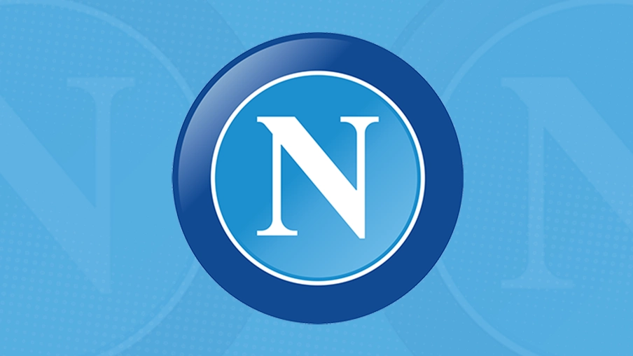 Imagem mostra escudo do Napoli