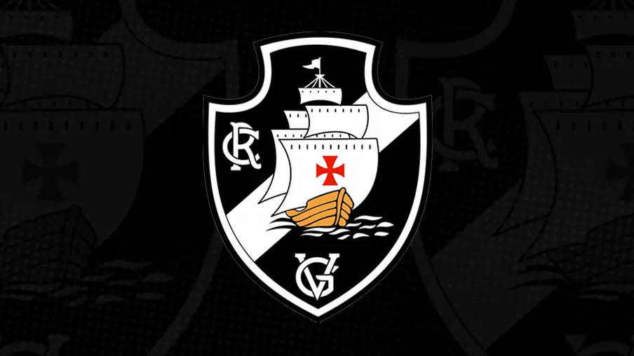 Imagem mostra escudo do Vasco