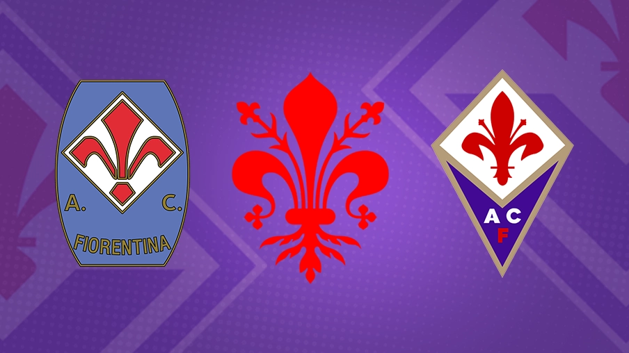 Imagem mostra escudos históricos do Fiorentina