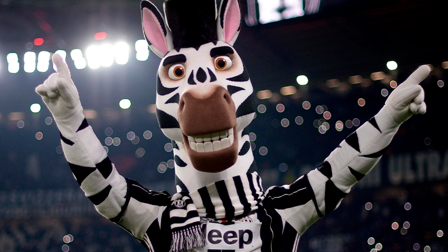 Imagem mostra mascote do Juventus